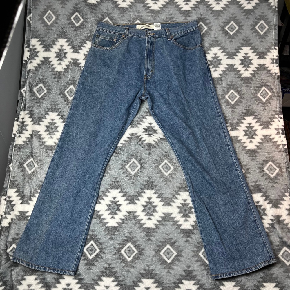 Levis 517 Bootcut Jeans Mens 38x34 Blue Denim Medium Wash 100% Cotton
